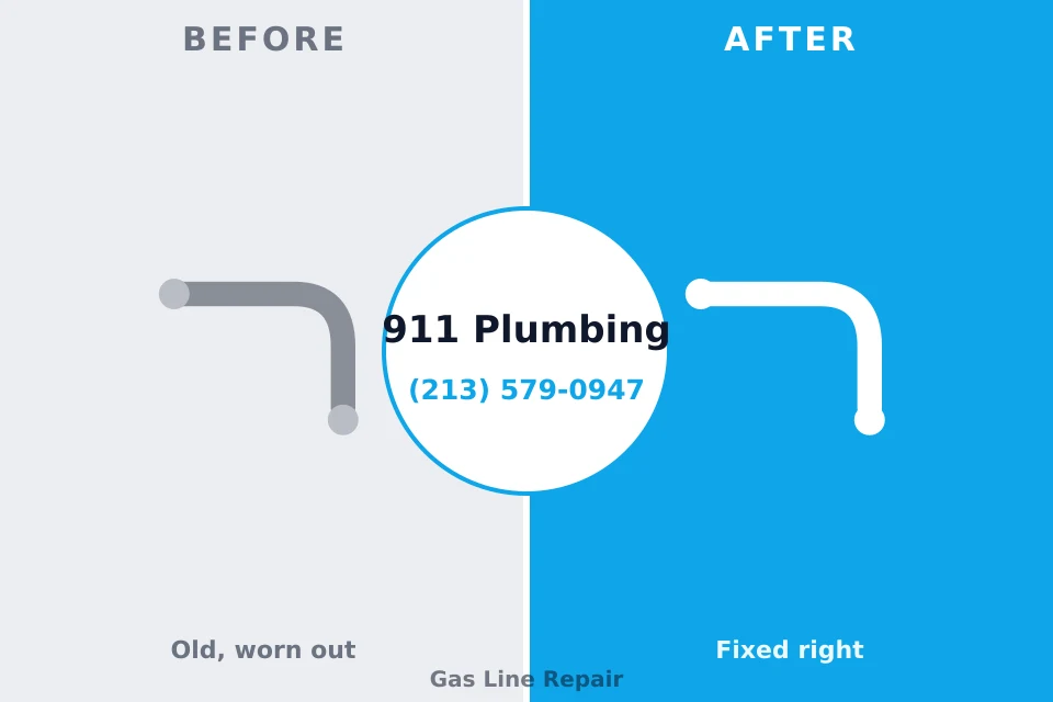 Before and after: plumbing repair Edcouch, TX